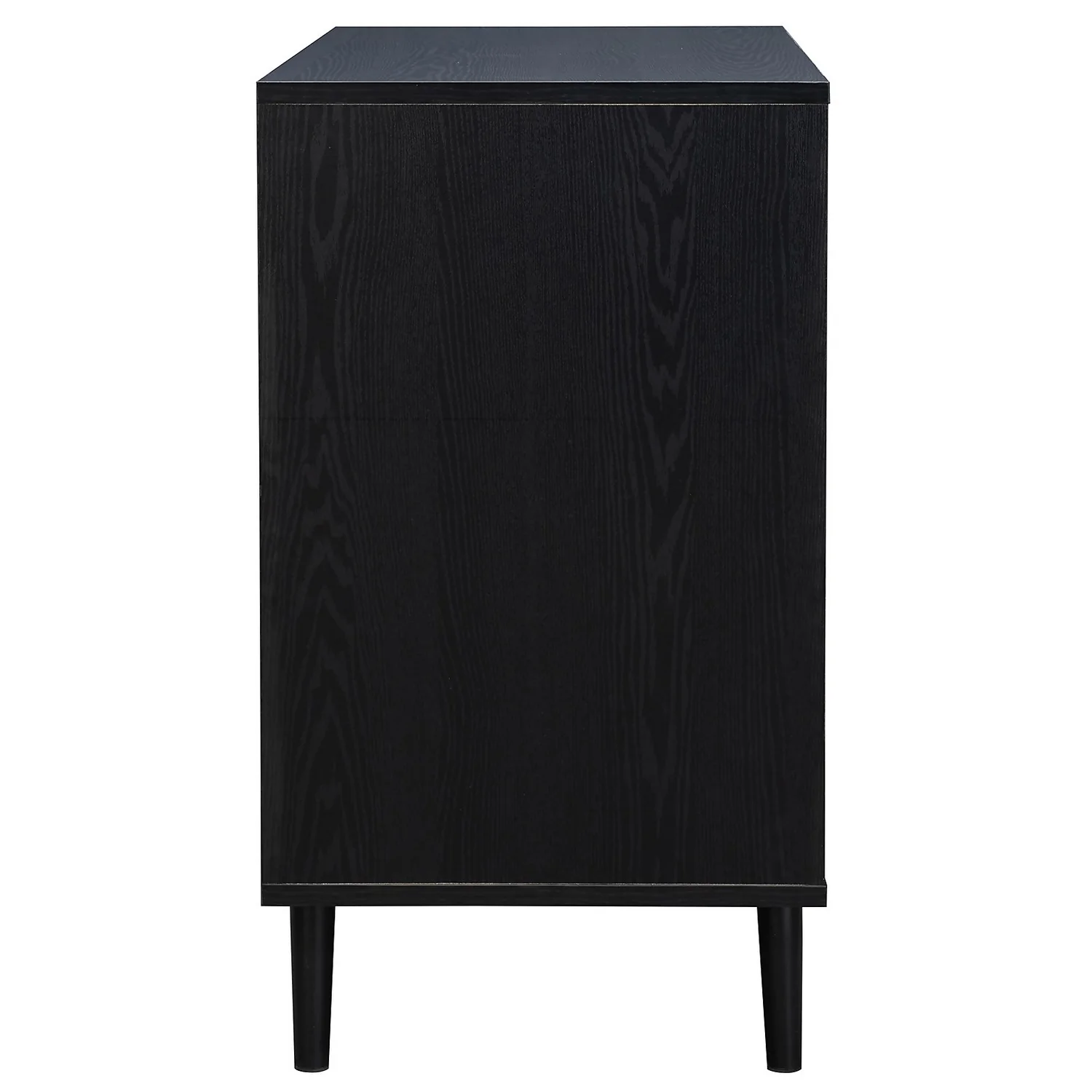 Kubu Rattan 3 Drawer Chest - Black 5 Kubu Rattan 3 Drawer Chest - Black - Image 5