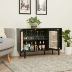 Kubu Rattan Sideboard - Black -Curver Shop 13633735 1735023661227545