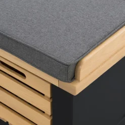 Ashstead Storage Bench - Oak & Charcoal 16 Ashstead Storage Bench - Oak & Charcoal -Curver Shop 13642204 1164953455835891