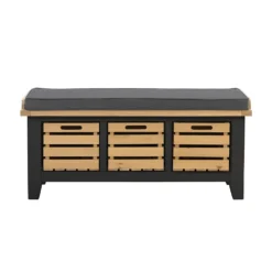 Ashstead Storage Bench - Oak & Charcoal 13 Ashstead Storage Bench - Oak & Charcoal -Curver Shop 13642204 6064953455681931