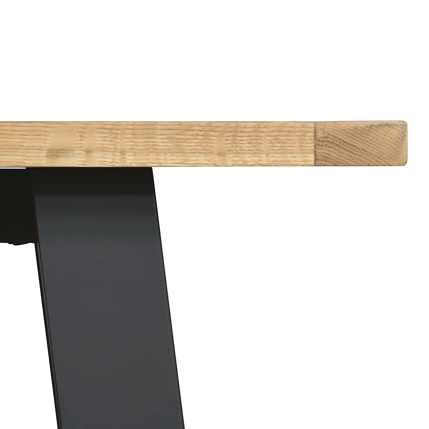 Ashstead Bench - Oak & Charcoal 8 Ashstead Bench - Oak & Charcoal - Image 8