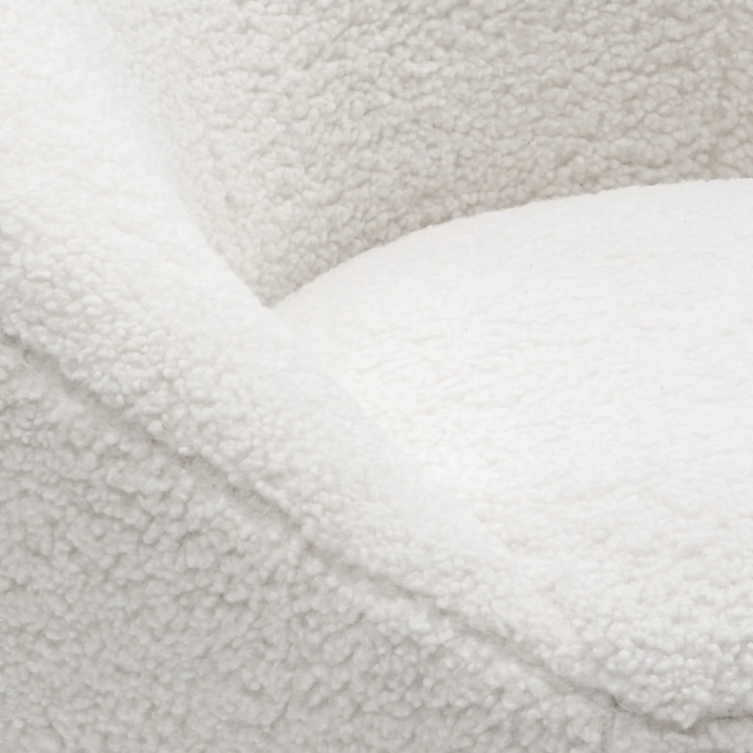 Bernie Boucle Chunky Tub Chair - Cream 5 Bernie Boucle Chunky Tub Chair - Cream - Image 5