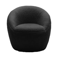 Bernie Boucle Chunky Tub Chair - Black 10 Bernie Boucle Chunky Tub Chair - Black -Curver Shop 13644161 2214997056788753