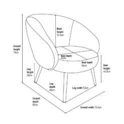 Bella Occasional Chair - Grey -Curver Shop 13644167 1335018743014399