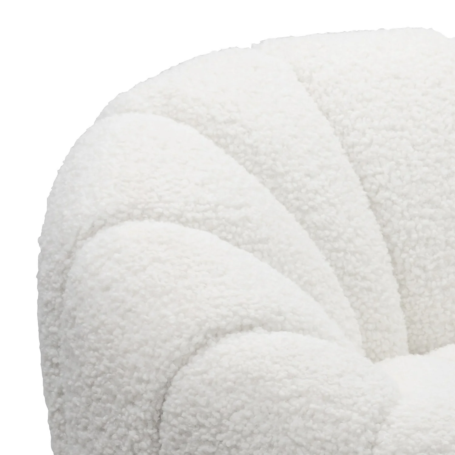 Brody Boucle Tub Armchair - Cream 5 Brody Boucle Tub Armchair - Cream - Image 5