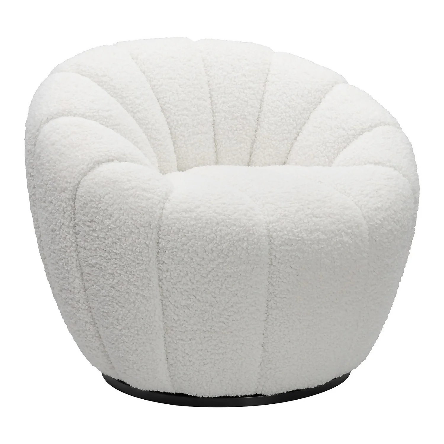 Brody Boucle Tub Armchair - Cream 1 Brody Boucle Tub Armchair - Cream