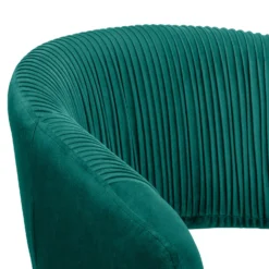 Georgette Pleated Office Chair - Emerald -Curver Shop 13644181 5775004227303184