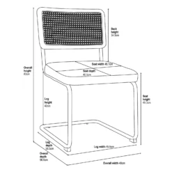 Rory Rattan Back Dining Chair - Set Of 2 - Tan 15 Rory Rattan Back Dining Chair - Set Of 2 - Tan -Curver Shop 13644184 1235021841116262