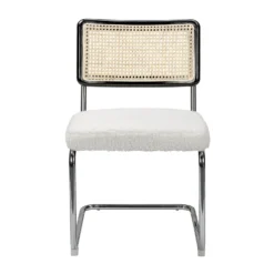 Rory Rattan Back Dining Chair - Set Of 2 - Cream 10 Rory Rattan Back Dining Chair - Set Of 2 - Cream -Curver Shop 13644185 1374997056735833