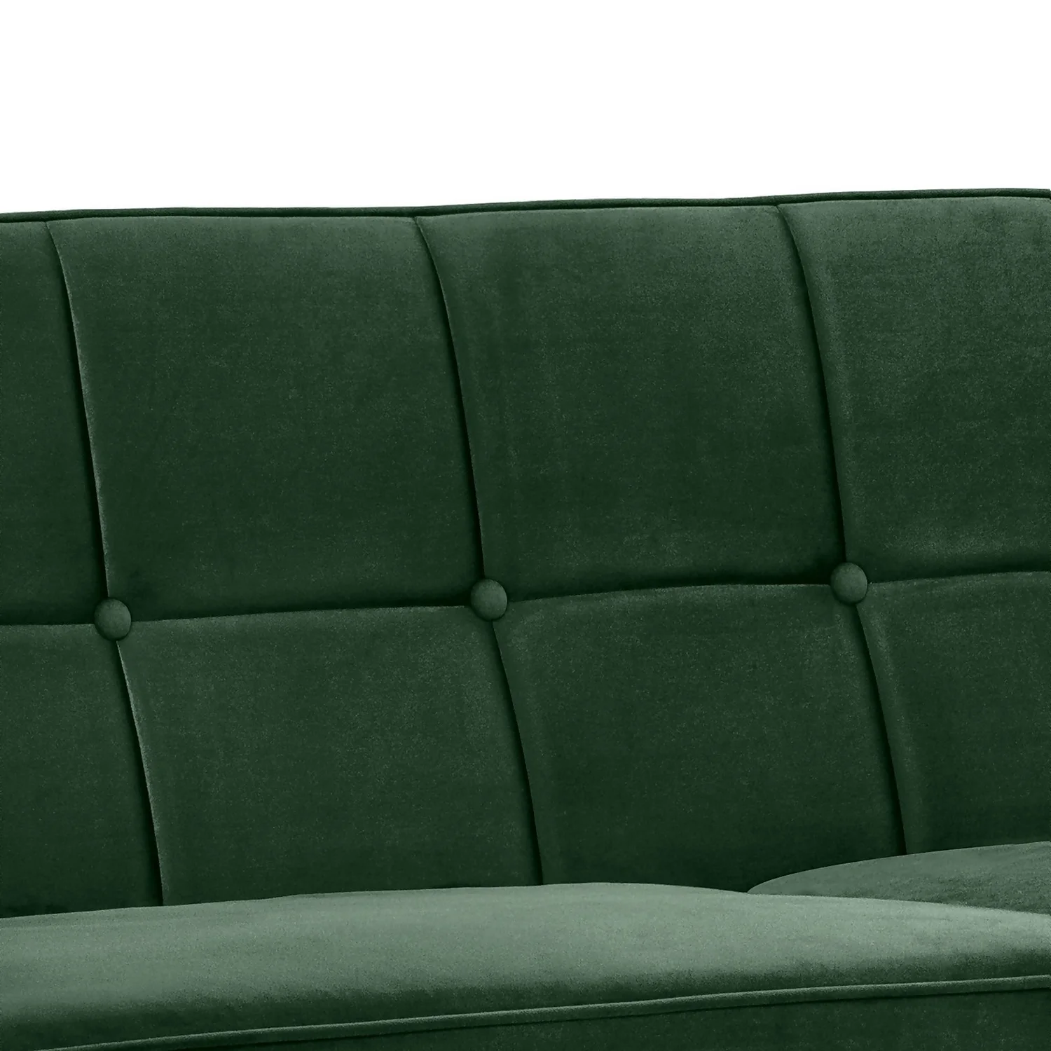 Draper Velvet 3 Seater Sofa In A Box - Green 4 Draper Velvet 3 Seater Sofa In A Box - Green - Image 4