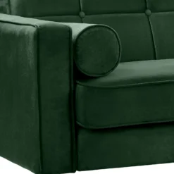Draper Velvet 3 Seater Sofa In A Box - Green 10 Draper Velvet 3 Seater Sofa In A Box - Green -Curver Shop 13646000 5294978299856719