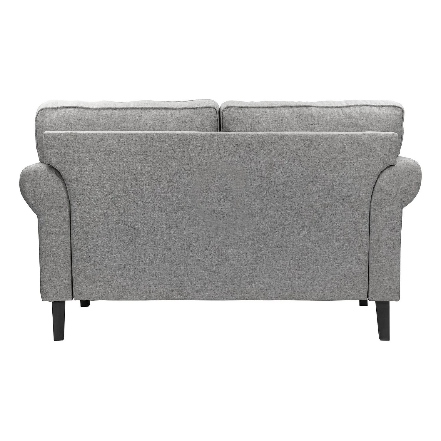 Linea Woven Fabric 2 Seater Sofa In A Box - Grey 3 Linea Woven Fabric 2 Seater Sofa In A Box - Grey - Image 3
