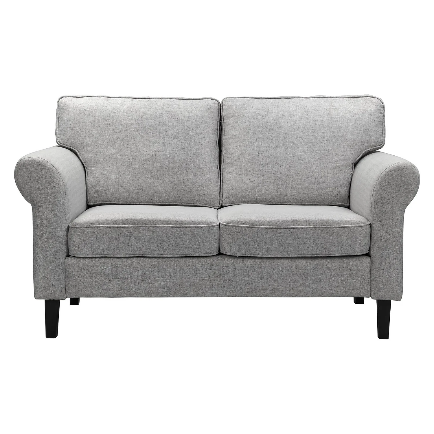 Linea Woven Fabric 2 Seater Sofa In A Box - Grey 2 Linea Woven Fabric 2 Seater Sofa In A Box - Grey - Image 2