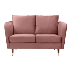 Cosmo Velvet 2 Seater Sofa In A Box - Rose Pink -Curver Shop 13646013 8944978299778491