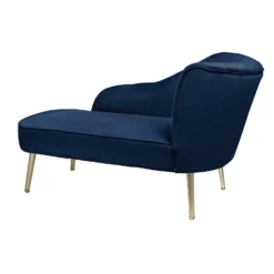 Gigi Velvet Chaise Longue - Midnight -Curver Shop 13698290 2034975247853810