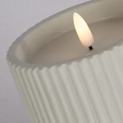 LED Concrete Candle - Grey -Curver Shop 13794265 9145009419486833