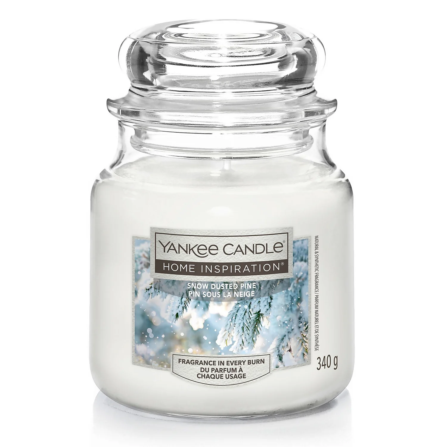 Yankee Candle Home Inspiration Medium Jar Snow Dusted Pine 1 Yankee Candle Home Inspiration Medium Jar Snow Dusted Pine