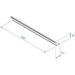 House Beautiful Cornice, Realm - Matt Grey -Curver Shop 13864373 1315006327485920