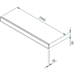 House Beautiful Plinth, Realm - Matt White 6 House Beautiful Plinth, Realm - Matt White -Curver Shop 13864377 1355006327006487