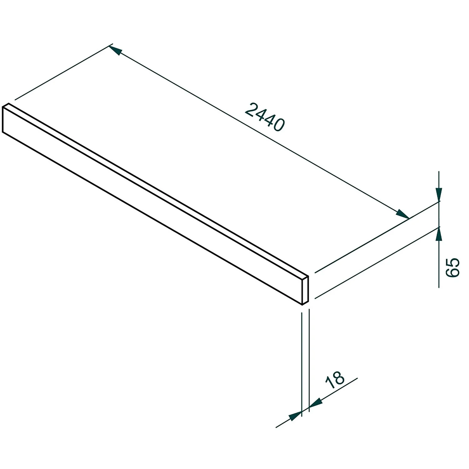 House Beautiful Plinth, Realm - Matt White 3 House Beautiful Plinth, Realm - Matt White - Image 3