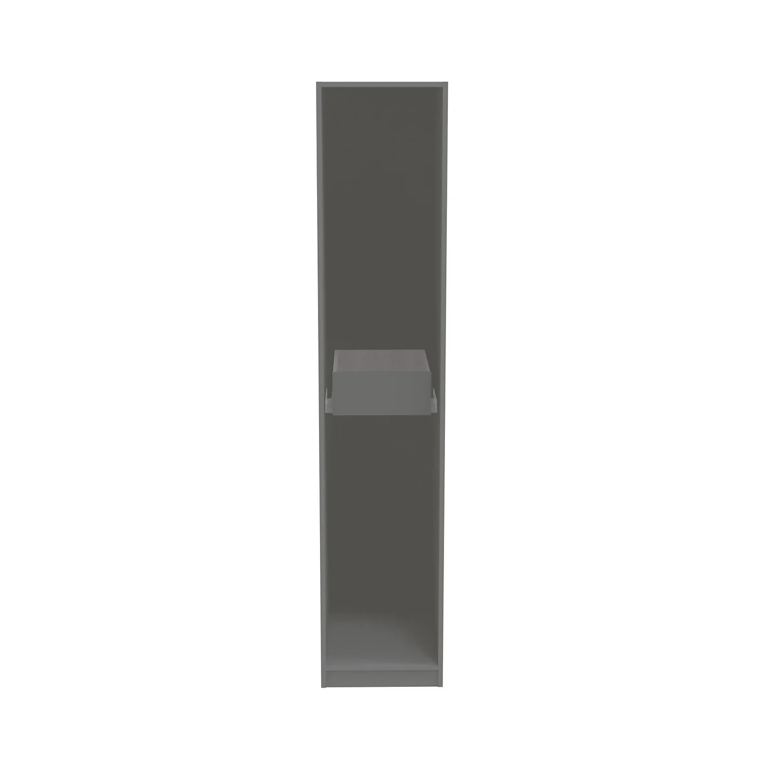 House Beautiful Single Wardrobe Internal Drawer - Grey 2 House Beautiful Single Wardrobe Internal Drawer - Grey - Image 2
