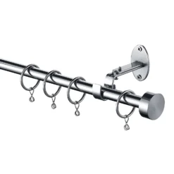 Extendable Curtain Pole With Crystal Finial - Brass -Curver Shop 13909294 6864987948207830