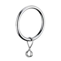 Extendable Curtain Pole With Crackle Glass Finial - Steel -Curver Shop 13909332 2134987948630350