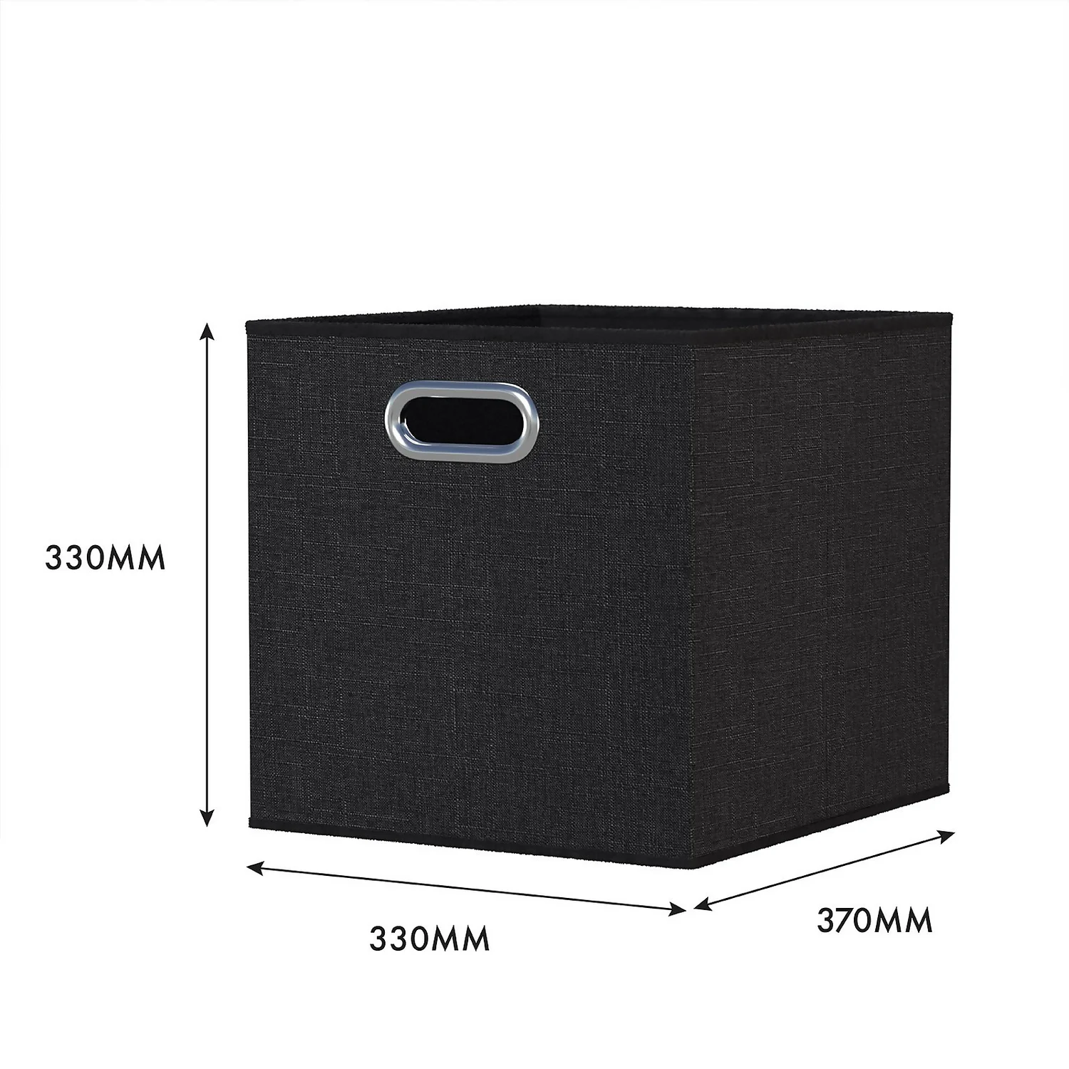 Clever Cube Fabric Insert - Set Of 2 - Woven Pepper 5 Clever Cube Fabric Insert - Set Of 2 - Woven Pepper - Image 5