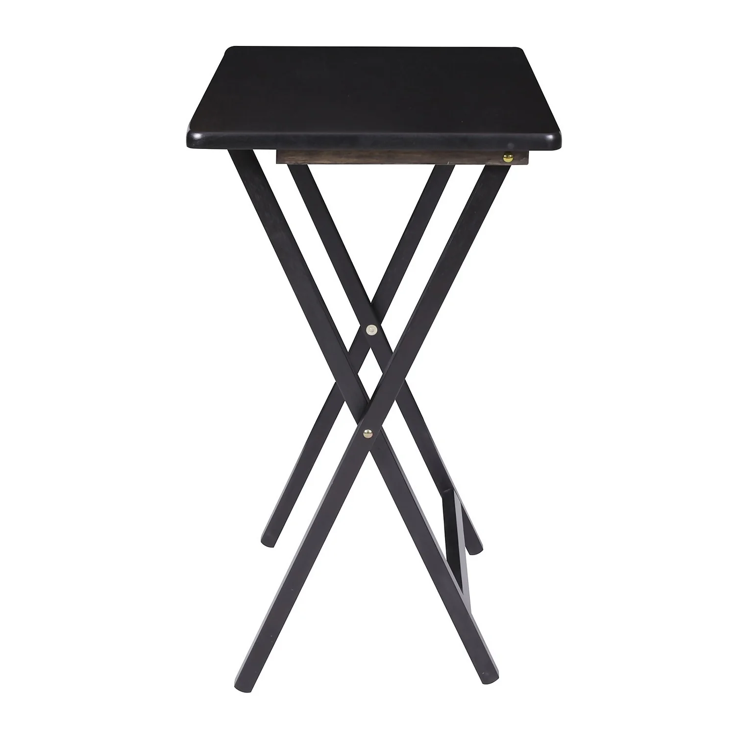 Wooden Folding Table - Black 3 Wooden Folding Table - Black - Image 3