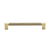 Knurled Vintage Gold Bar Handle