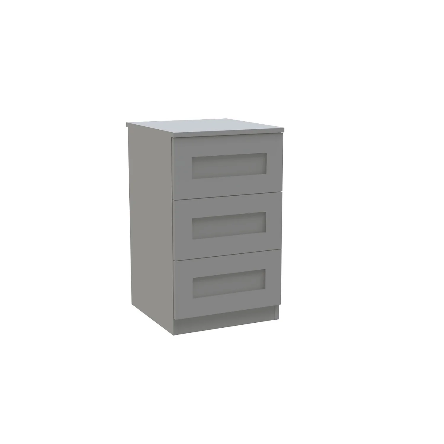 House Beautiful Realm Narrow Chest Of Drawers - Grey Shaker (W) 450mm X (H) 756mm 1 House Beautiful Realm Narrow Chest Of Drawers - Grey Shaker (W) 450mm X (H) 756mm