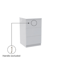 House Beautiful Honest Narrow Chest Of Drawers - Gloss White Slab (W) 450mm X (H) 756mm 7 House Beautiful Honest Narrow Chest Of Drawers - Gloss White Slab (W) 450mm X (H) 756mm -Curver Shop 13999820 3335005573026957