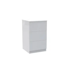 House Beautiful Honest Narrow Chest Of Drawers - Gloss White Slab (W) 450mm X (H) 756mm
