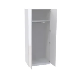 House Beautiful Escape Double Wardrobe, White Carcass - Gloss White Handleless Doors (W) 900mm X (H) 2196mm 7 House Beautiful Escape Double Wardrobe, White Carcass - Gloss White Handleless Doors (W) 900mm X (H) 2196mm -Curver Shop 13999838 2515005572213810