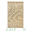 Recycled Cotton Starburst Rug - Ochre - 100x150cm