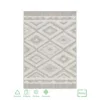 Recycled Diamond Rug - Grey - 160x230cm