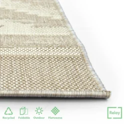 Recycled Diamond Rug - Natural - 60x230cm 8 Recycled Diamond Rug - Natural - 60x230cm -Curver Shop 14015897 5595006088557652