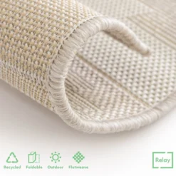 Recycled Diamond Rug - Natural - 160x230cm 9 Recycled Diamond Rug - Natural - 160x230cm -Curver Shop 14015901 2125006092895463