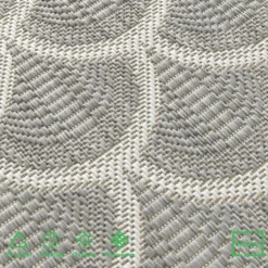 Relay Recycled Indoor/Outdoor Rug - Grey - 200x290cm -Curver Shop 14015914 1255006089744968