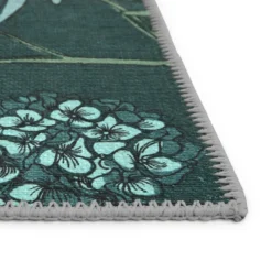 Opal Botanical Rug - Bottle Green - 135x195cm -Curver Shop 14015924 1095006091932124