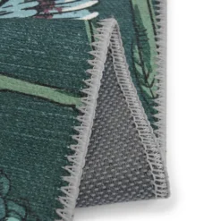 Opal Botanical Rug - Bottle Green - 135x195cm -Curver Shop 14015924 1355006091997092