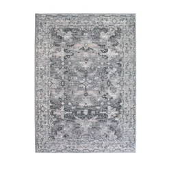 Traditional Rug - Grey & Pink - 160x230cm