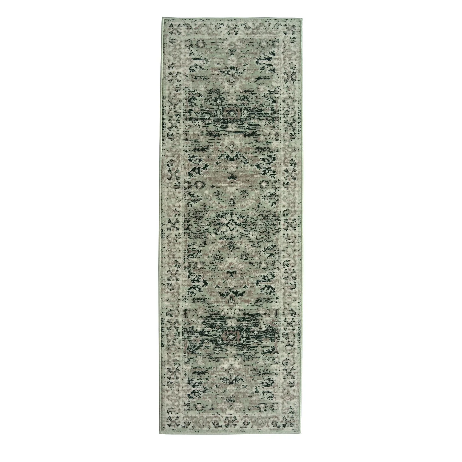 Traditional Runner - Sage - 67x200cm 1 Traditional Runner - Sage - 67x200cm