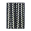 Herringbone Rug - Navy - 120x170cm