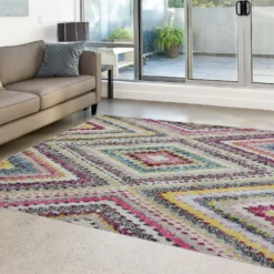 Villa Tribal Rug - Multicoloured - 160x230cm 11 Villa Tribal Rug - Multicoloured - 160x230cm -Curver Shop 14015977 1665006092608663