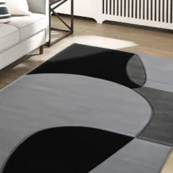 Daytona Abstract Rug - Grey - 160x230cm -Curver Shop 14016010 3155006086666452