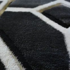 Daytona Gorton Rug - Black - 160x230cm -Curver Shop 14016015 8015006286093648