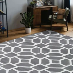 Daytona Gorton Rug - Grey - 160x230cm 7 Daytona Gorton Rug - Grey - 160x230cm -Curver Shop 14016017 1455006085303381