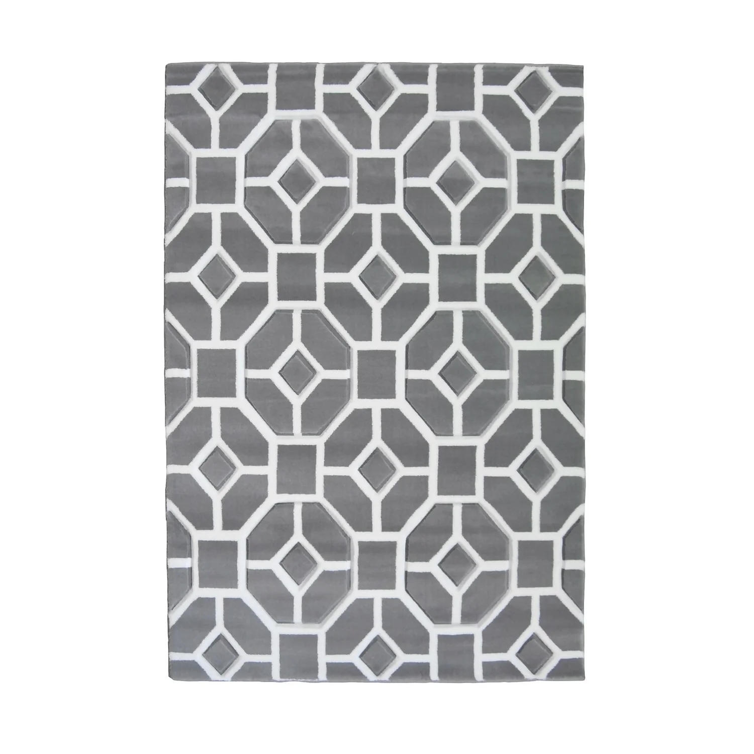 Daytona Gorton Rug - Grey - 160x230cm 1 Daytona Gorton Rug - Grey - 160x230cm
