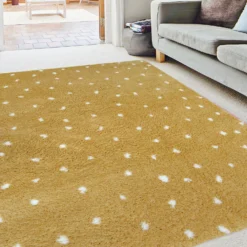 Snug Spotty Rug - Ochre - 160x230cm -Curver Shop 14016026 1715006090335515